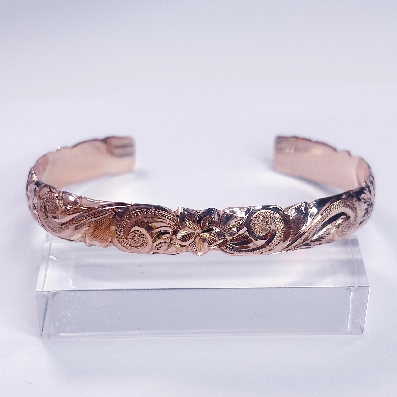 Heritage Bangle-Pink Gold-
