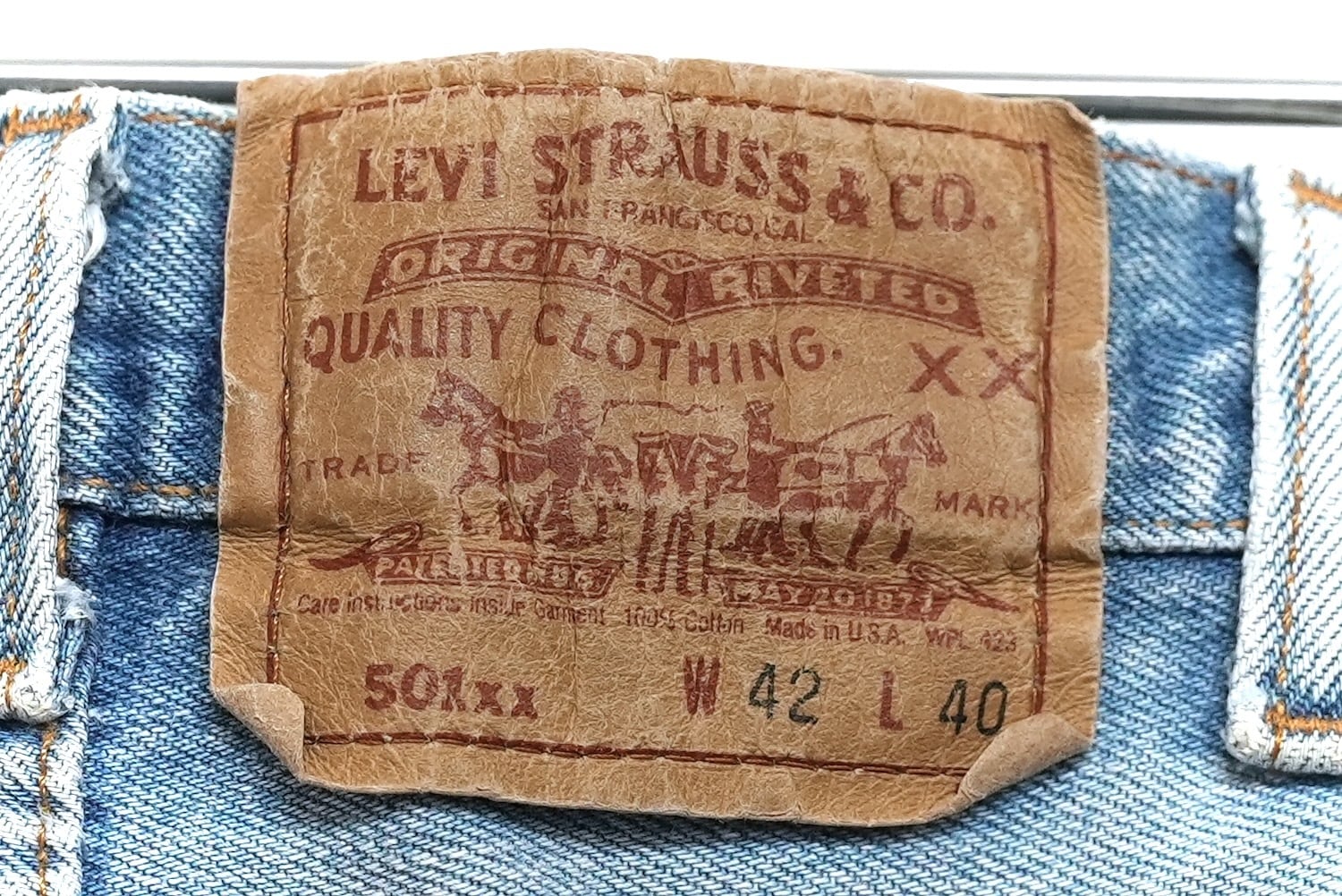 3627 Levi's 501xx 赤文字 W42L40 Made in U.S.A. 91年製 90年代 3627 Levi's 501xx 赤文字 W42L40 Made in U.S.A. 91年製 90年代