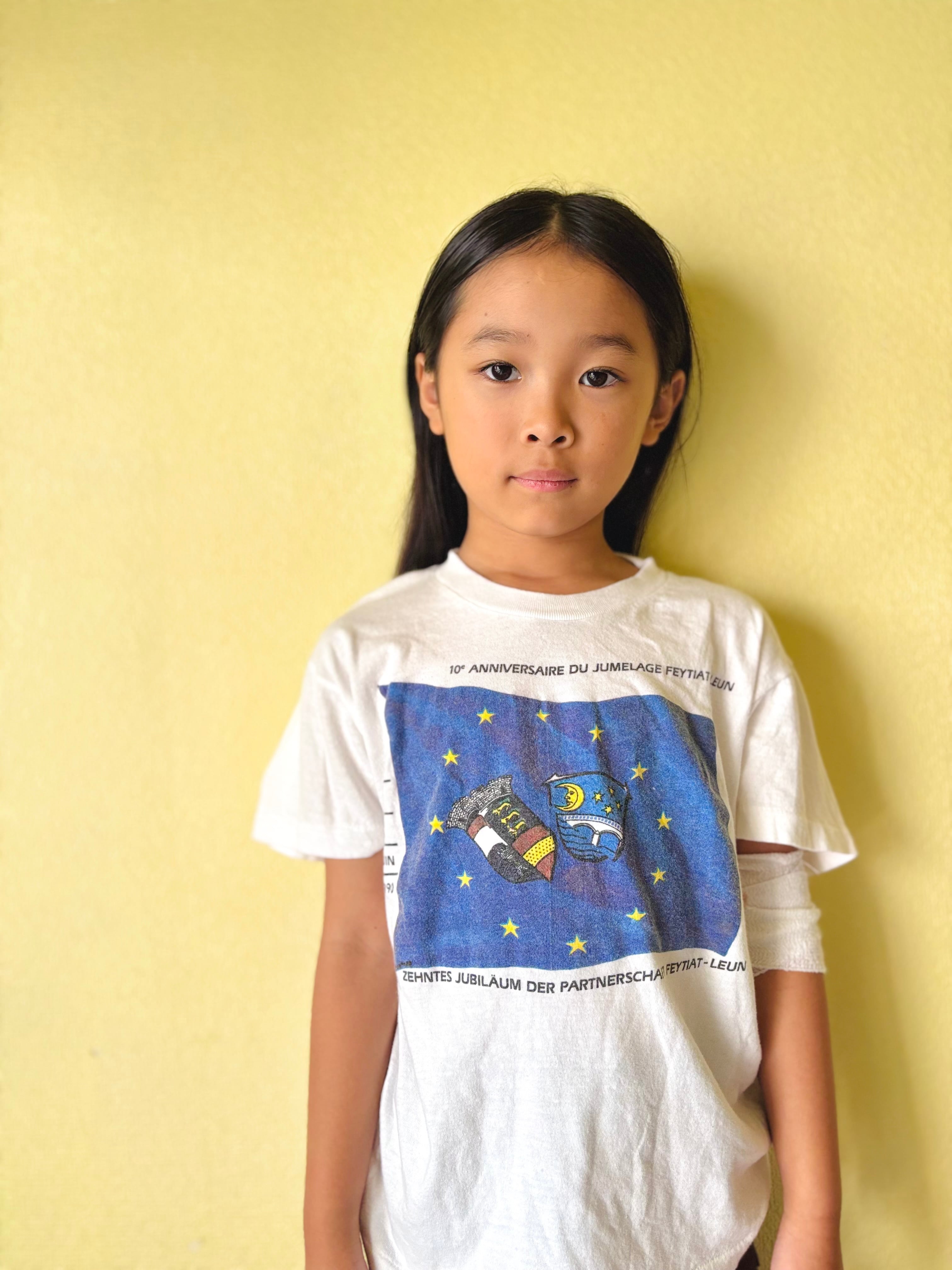 【KIDS vintage】 90's vintage JUMELAGE FEYTIAT T-sh. size:4-6y