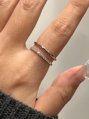 Double zirconia ring