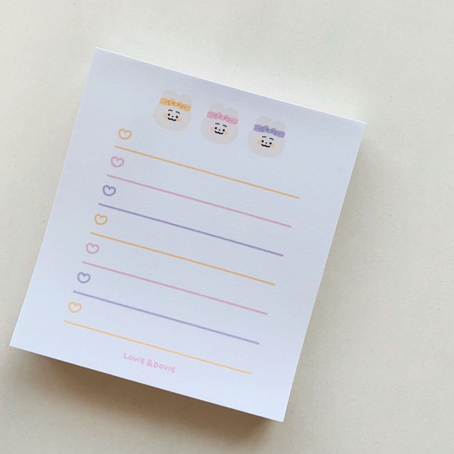 Lovie Dovie ラビー チェックリスト メモ 韓国 メモ帳 文房具 韓国雑貨 韓国作家 ステーショナリー My Maeily マイメイリー 韓国雑貨 韓国シール 文房具 Lovie Dovie ラビー チェックリスト メモ 韓国 メモ帳 文房具 韓国雑貨 韓国作家 ステーショナリー My Maeily マイメイリー 韓国雑貨 韓国シール 文房具
