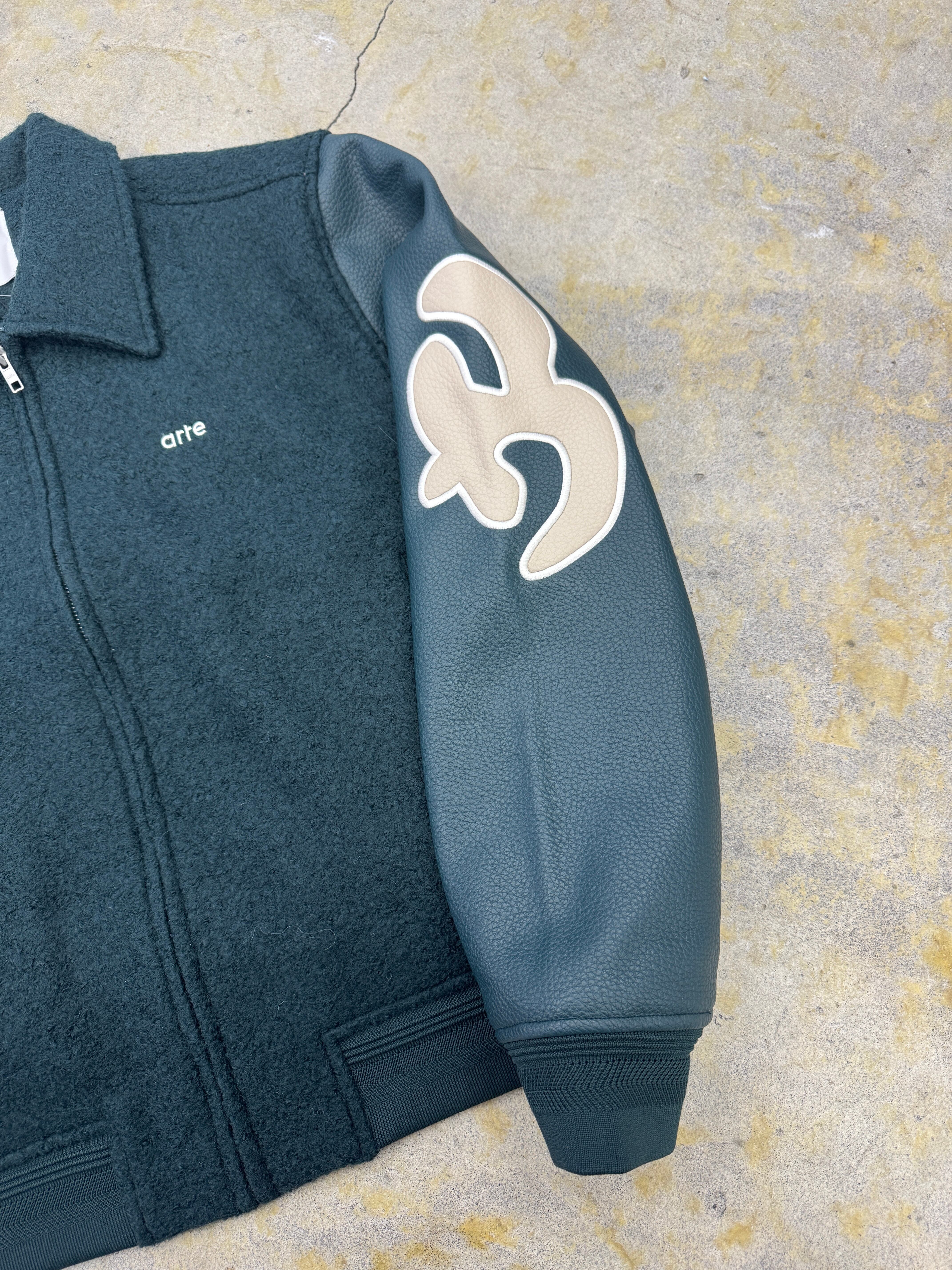 Arte | Varsity Jacket | Green | HOWDAY