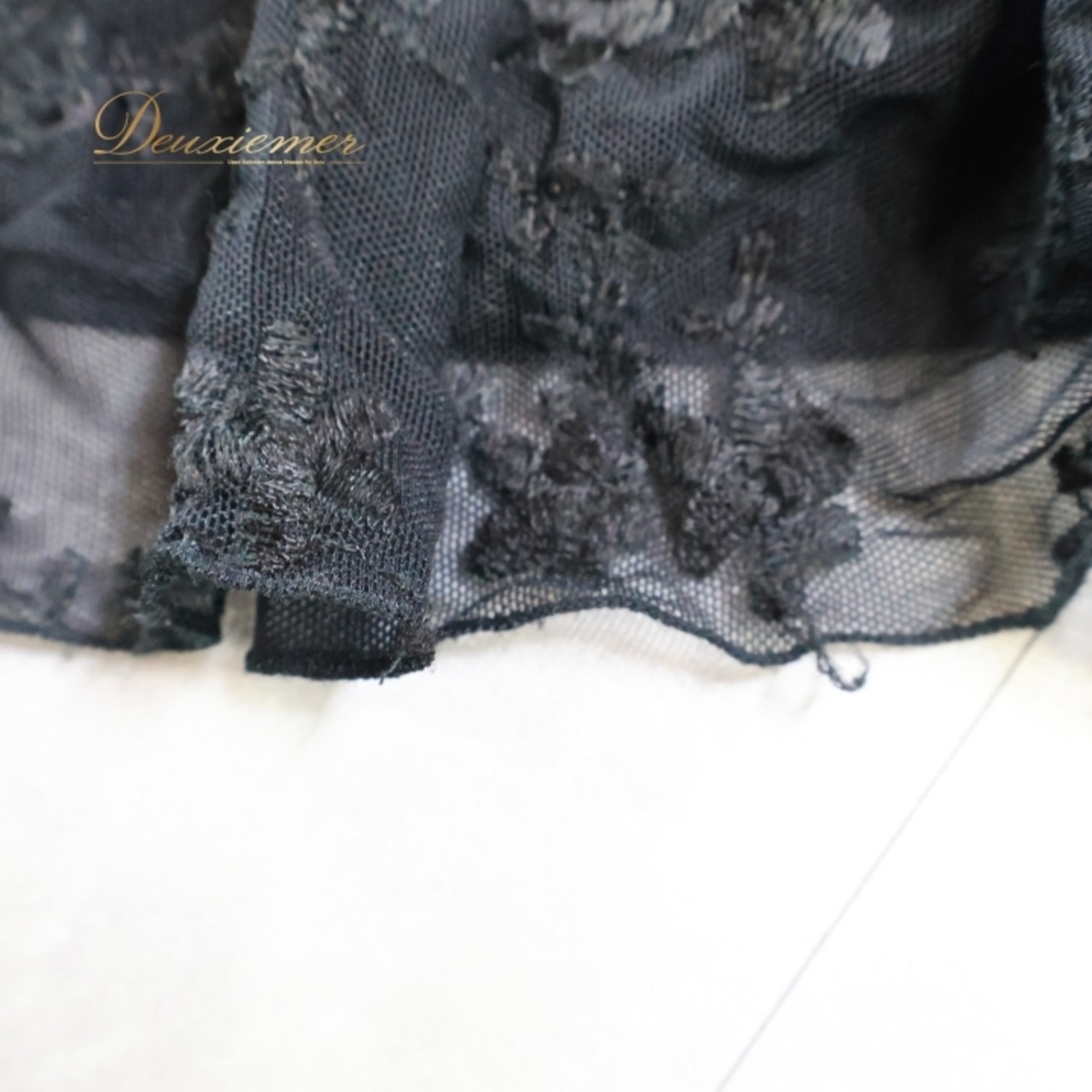 レディース トクコプルミエヴォル TOKUKO 1er VOL スカート ブラック系 花 花柄 フリル 短め ひざ丈 伸縮 ストレッチ かわいい 日本製 上品 華やか カジュアル お出かけ 普段着 柔らかい生地