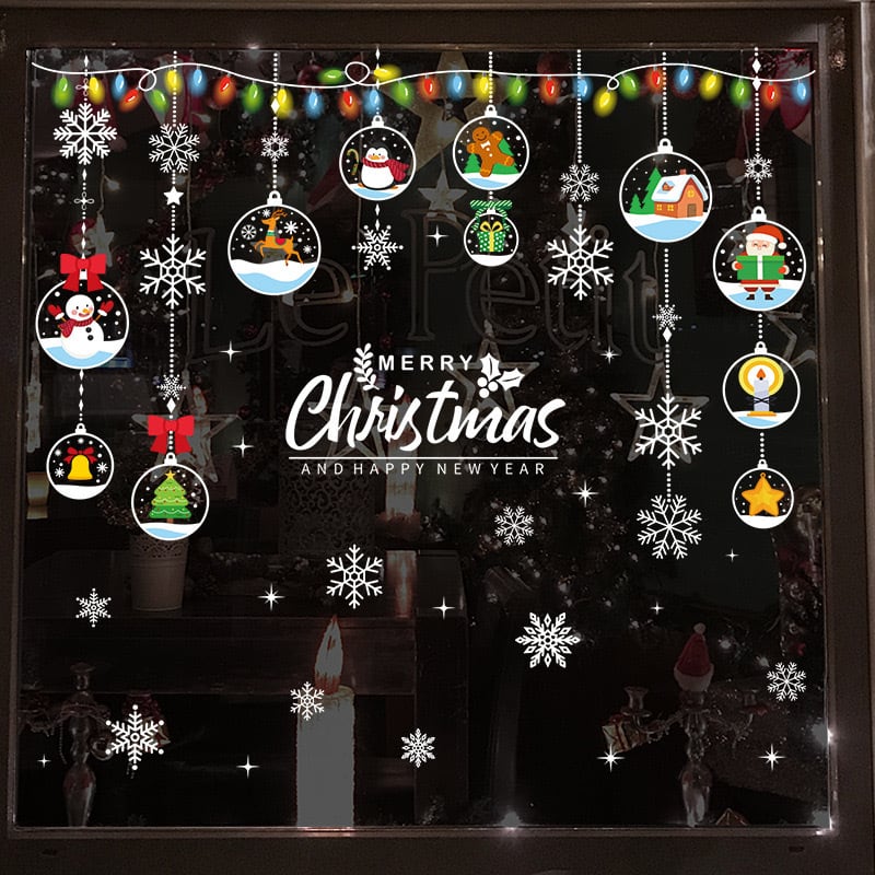 クリスマスウィンドウステッカー クリスマスデカール クリスマスシール クリスマスウィンドウステッカー クリスマスデカール クリスマスシール