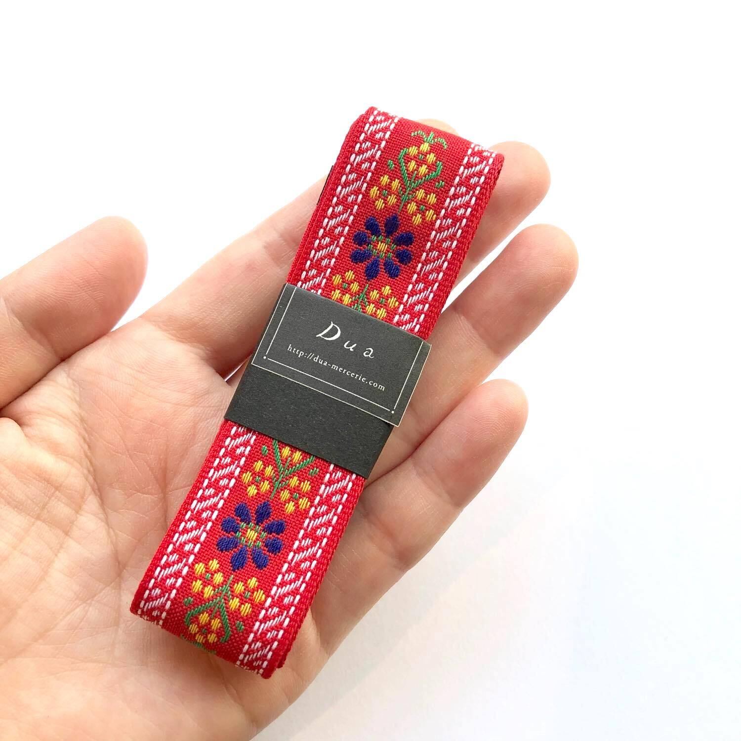カラフルお花のチロリアンテープ（1mカット） | Dua-アクセサリー