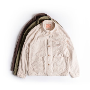 No.11 canvas coverall【11号帆布 カバーオール】 color ECRU/OLIVE/BROWN
