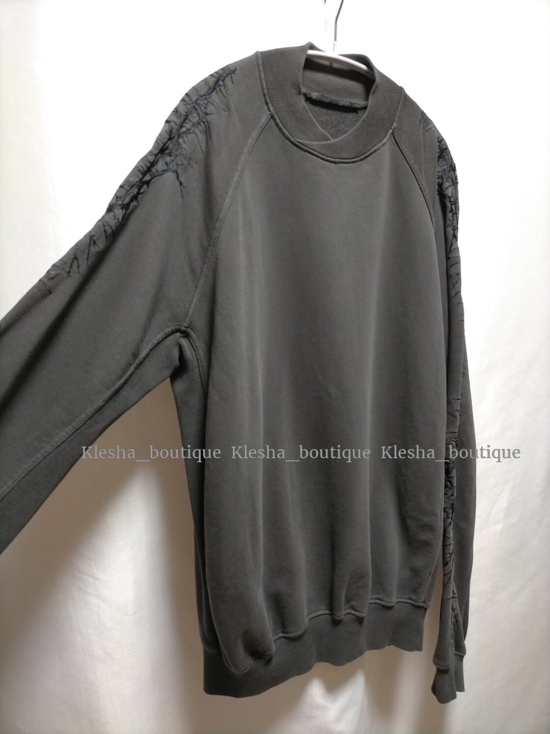 Haider Ackermann 刺繍 オーバーサイズ スウェット パーカー ハイダー  