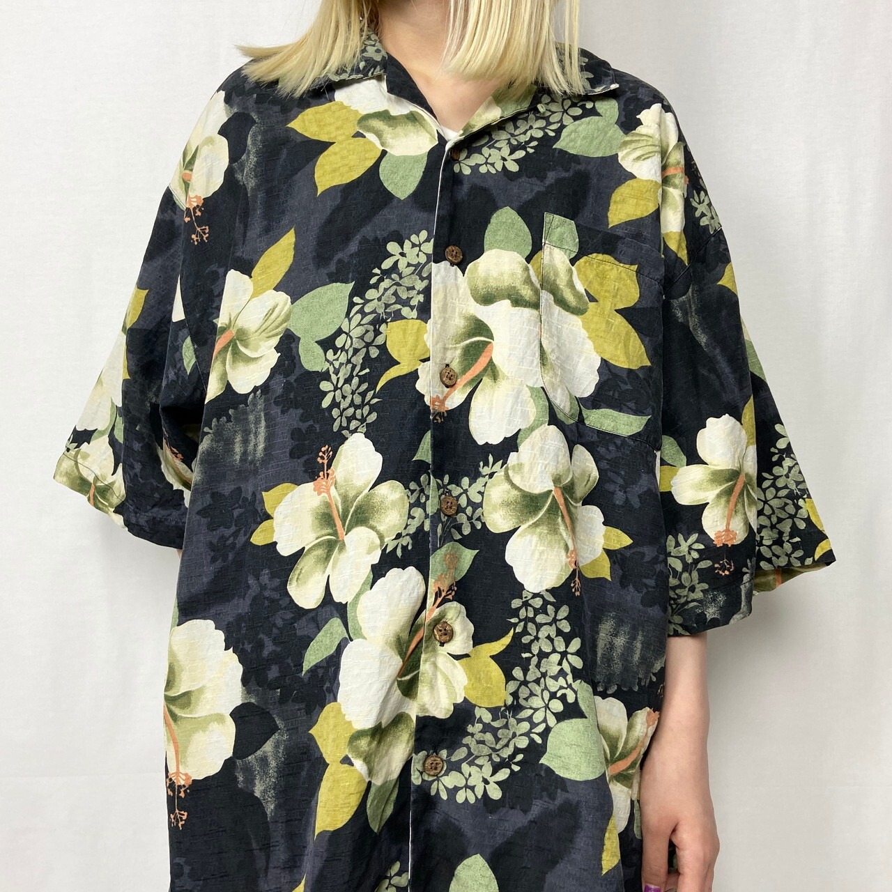 Tommy Bahama トミーバハマ 半袖 シルク ハワイアン アロハシャツ 