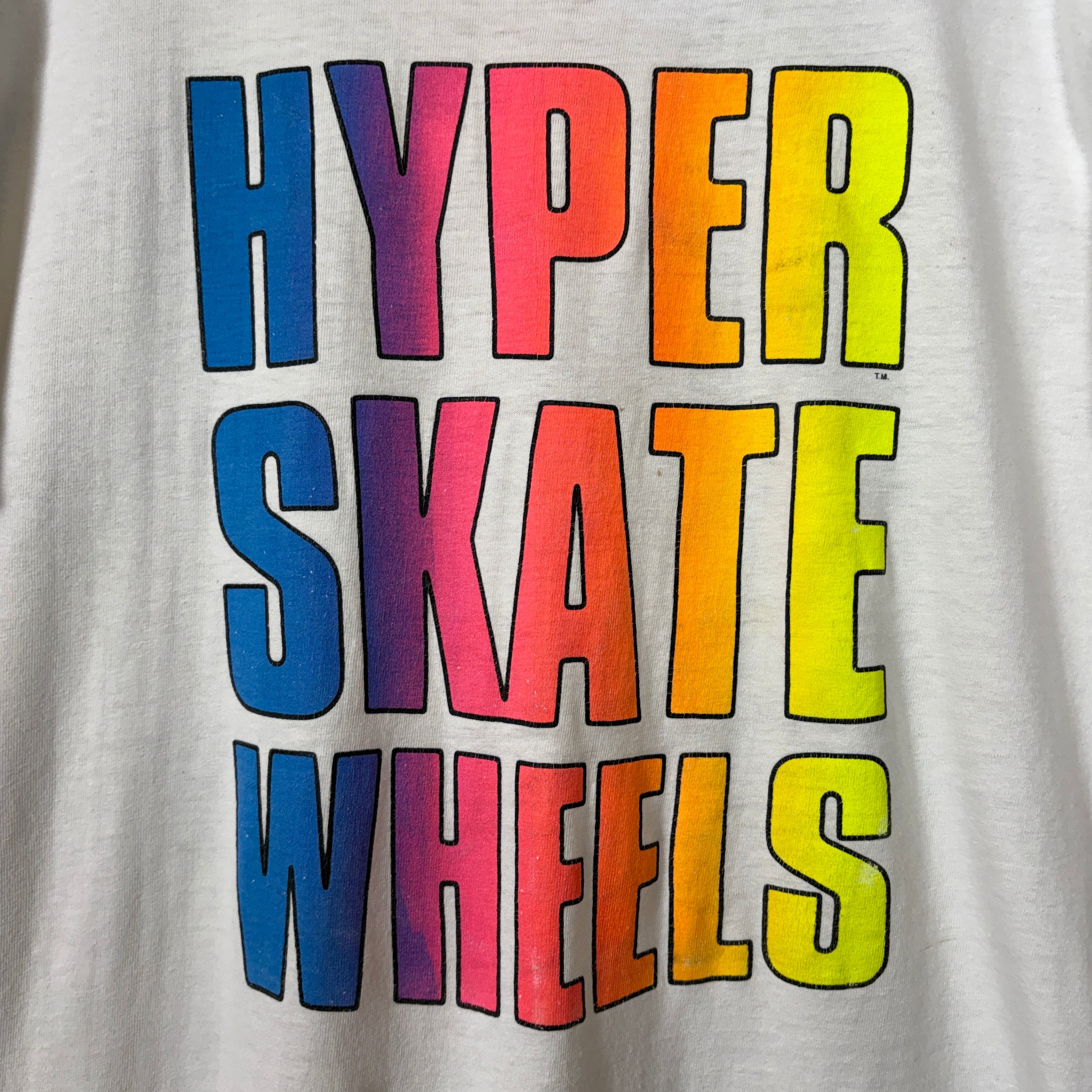 USA製 90s HYPER SKATE WHEELS OLD SKATE オールドスケート T-sh T