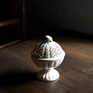 ROYSL CREAMWARE  Sugar Bowl / ロイヤル クリームウェア シュガーボウル〈 食器・器・砂糖入れ・小物入れ・アンティーク・ヴィンテージ 〉113223