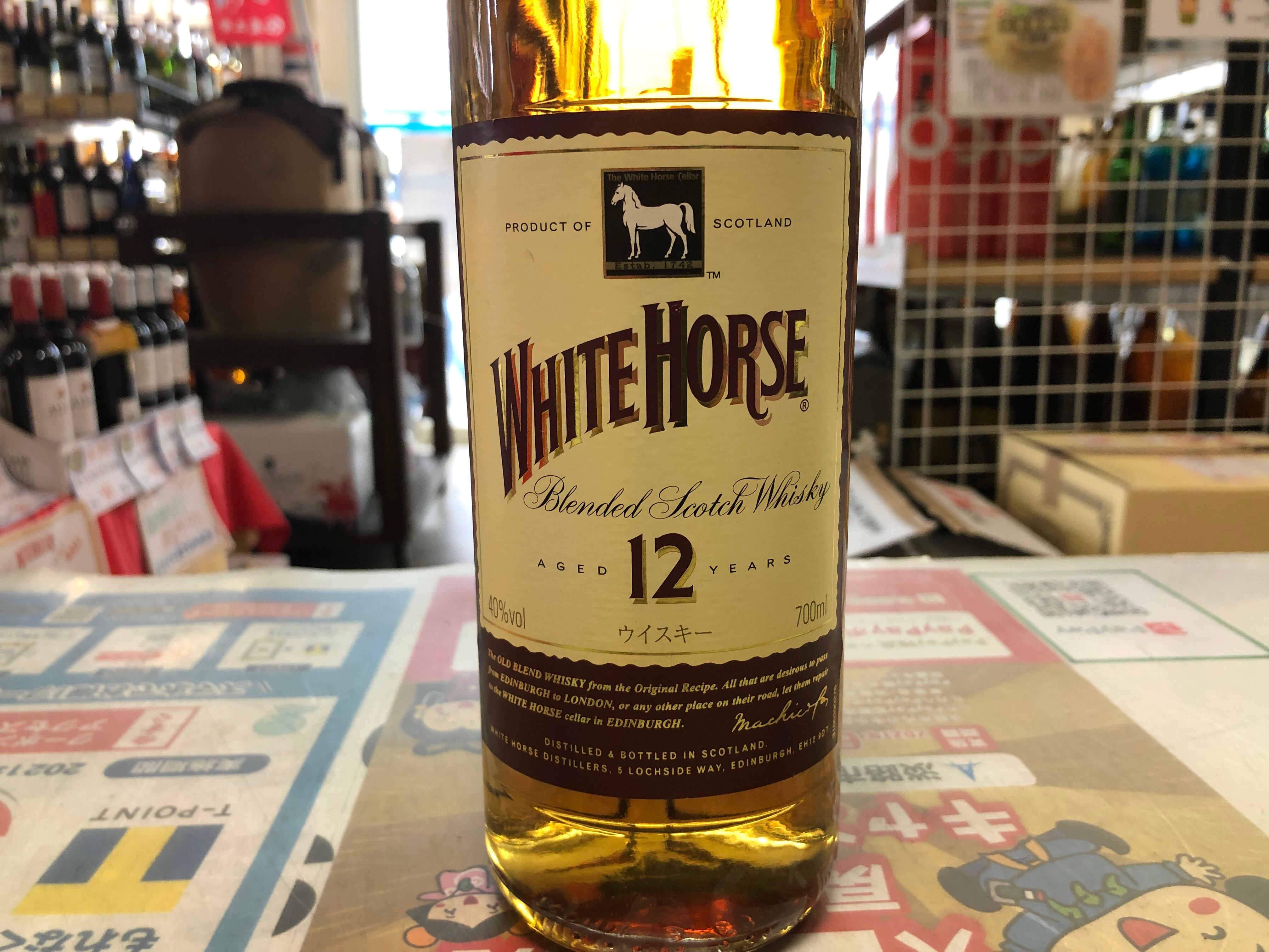 未開栓 ホワイトホース Whitehorse ウィスキー 古酒 ティンキャップ