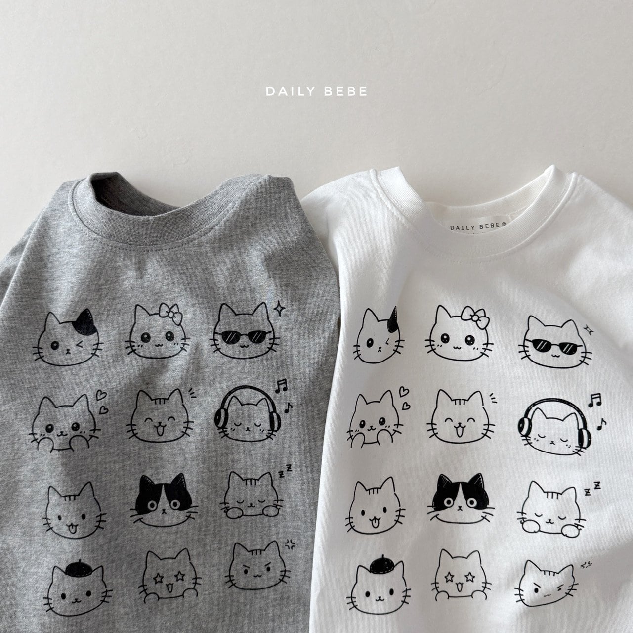 【2点送料無料】«予約»«ジュニアサイズあり»«daily bebe» イモティコンmtm 2colors