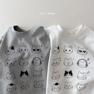 【2点送料無料】«予約»«ジュニアサイズあり»«daily bebe» イモティコンmtm 2colors