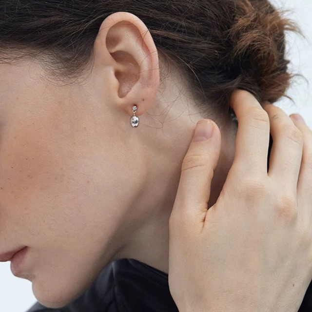 oval drop mini earrings  00340