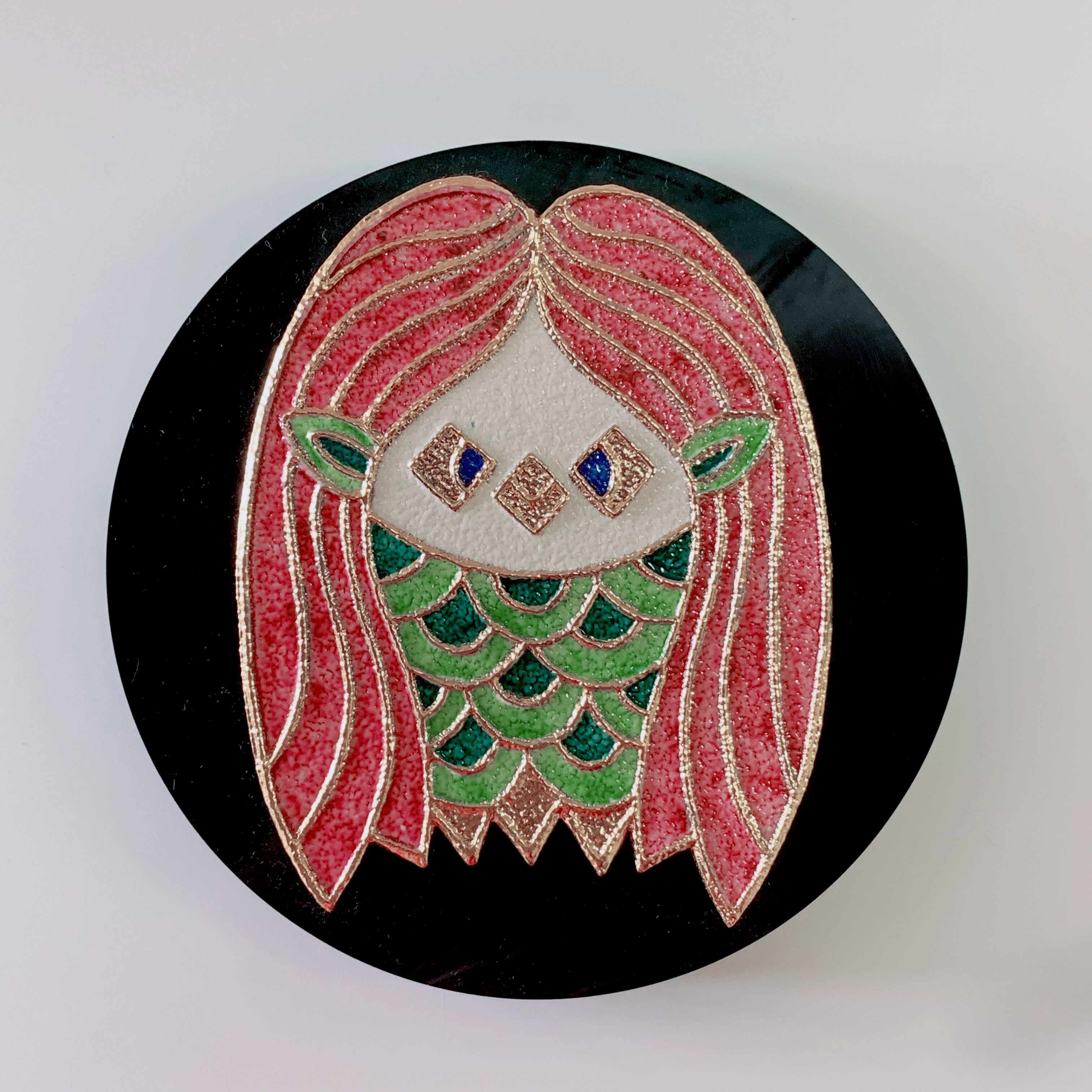 【限定】アマビエ様曼荼羅壁掛 (05)