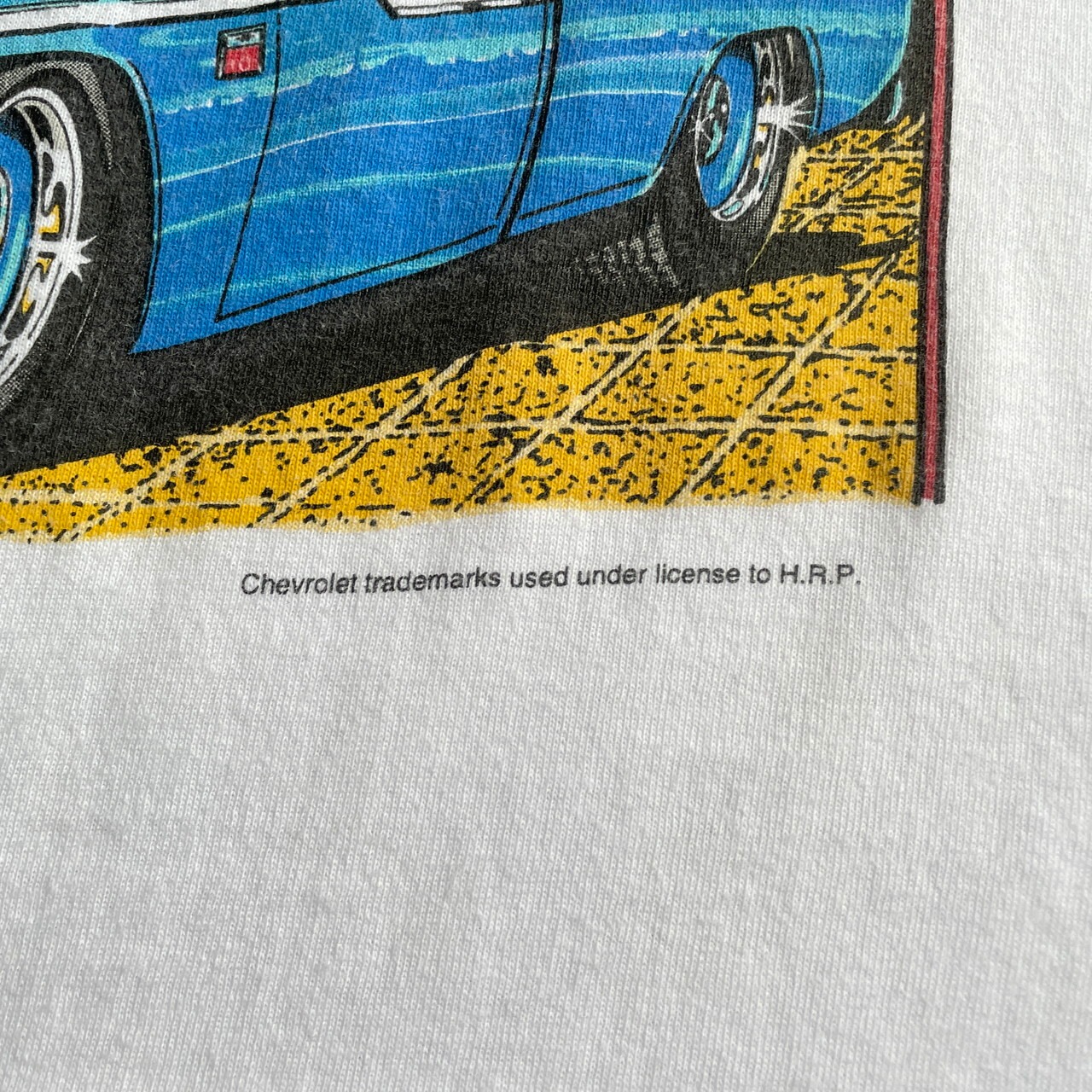 シボレー 90s USA製 シングルステッチ モーターtシャツ 両面プリントXL