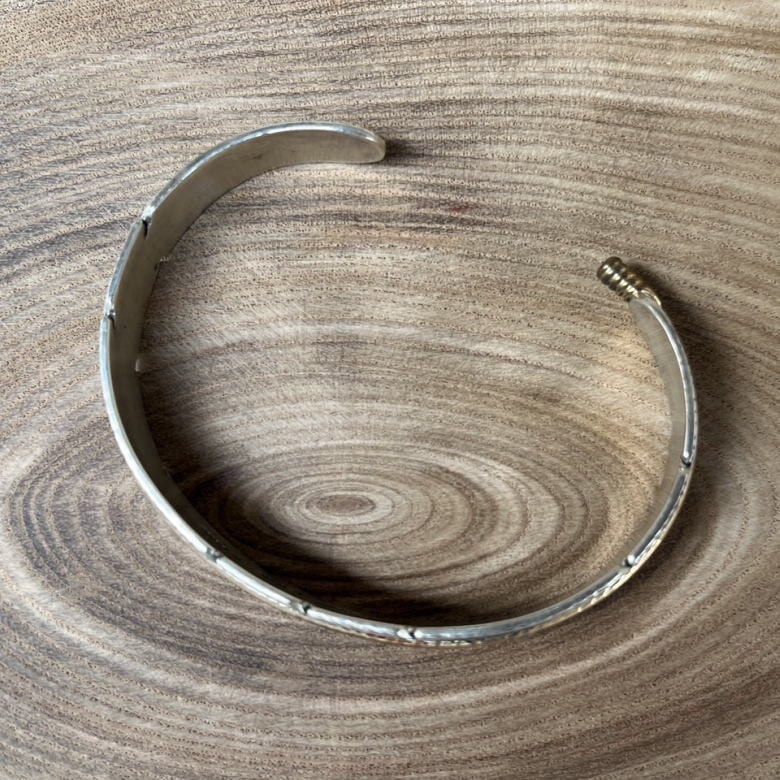 インディアンジュエリー Indian Jewelry 12KGF フェザーバングル