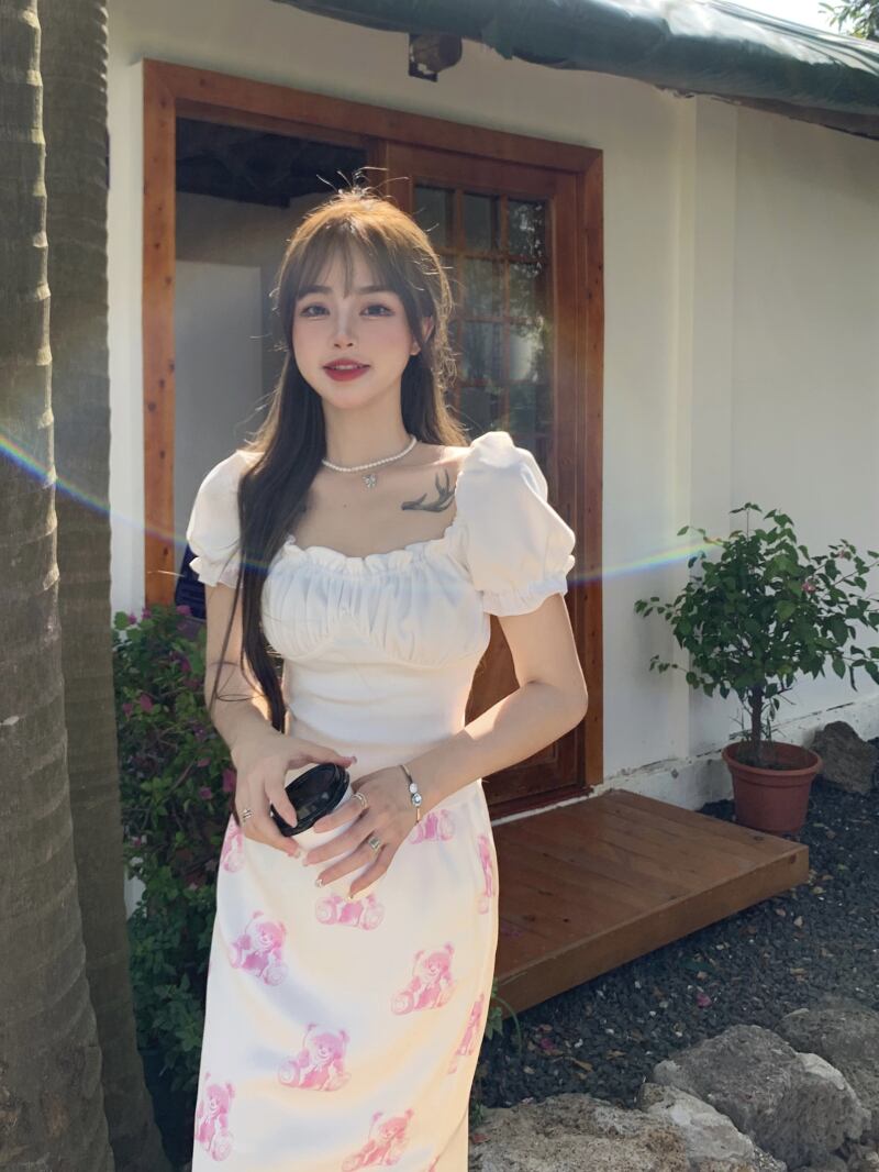 ショートスリーブシャツ サマーホワイトブラウス 夏物 ピュア ブラックストロベリース31066971658