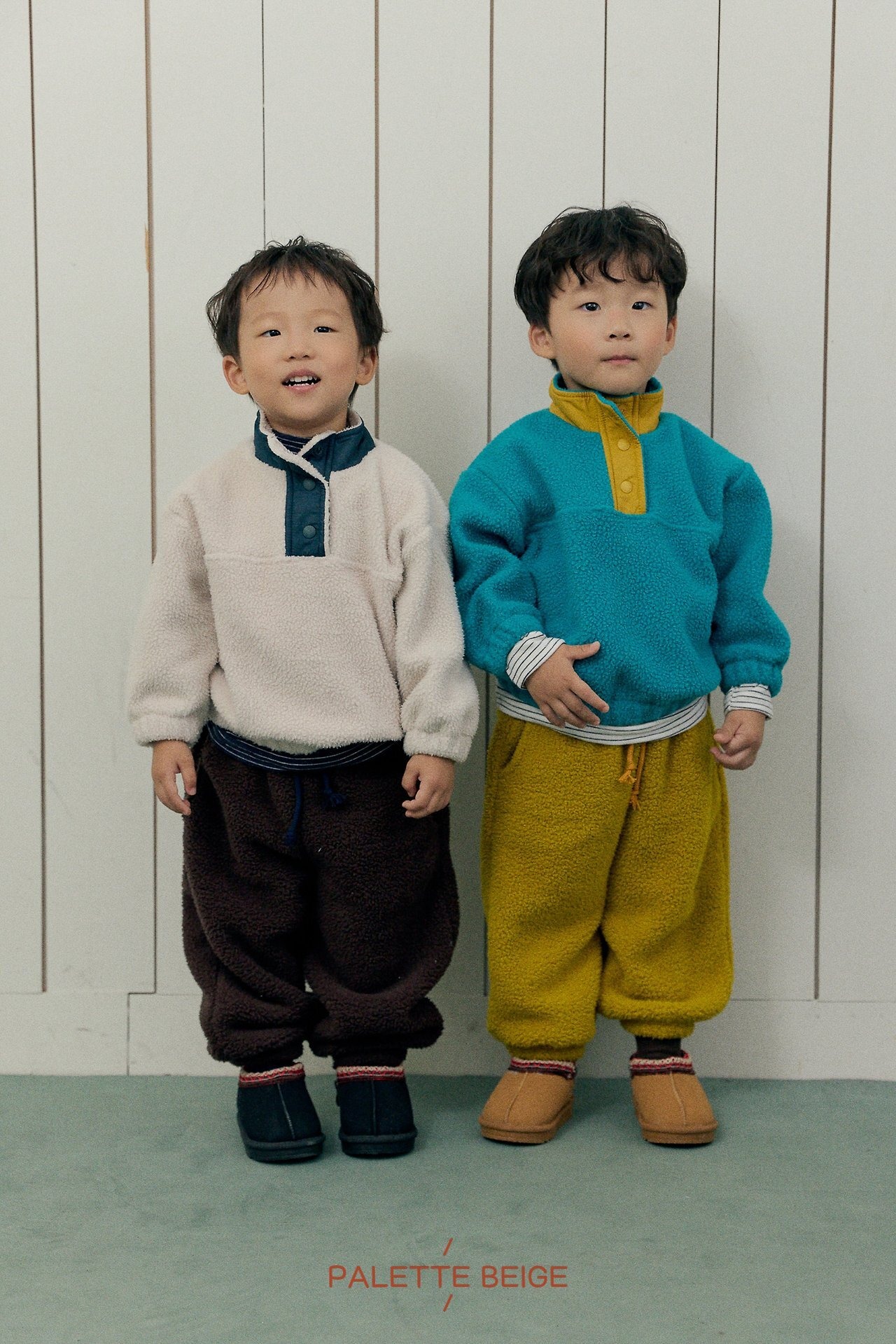 the beige［取寄］fur jogger pants 26winter
