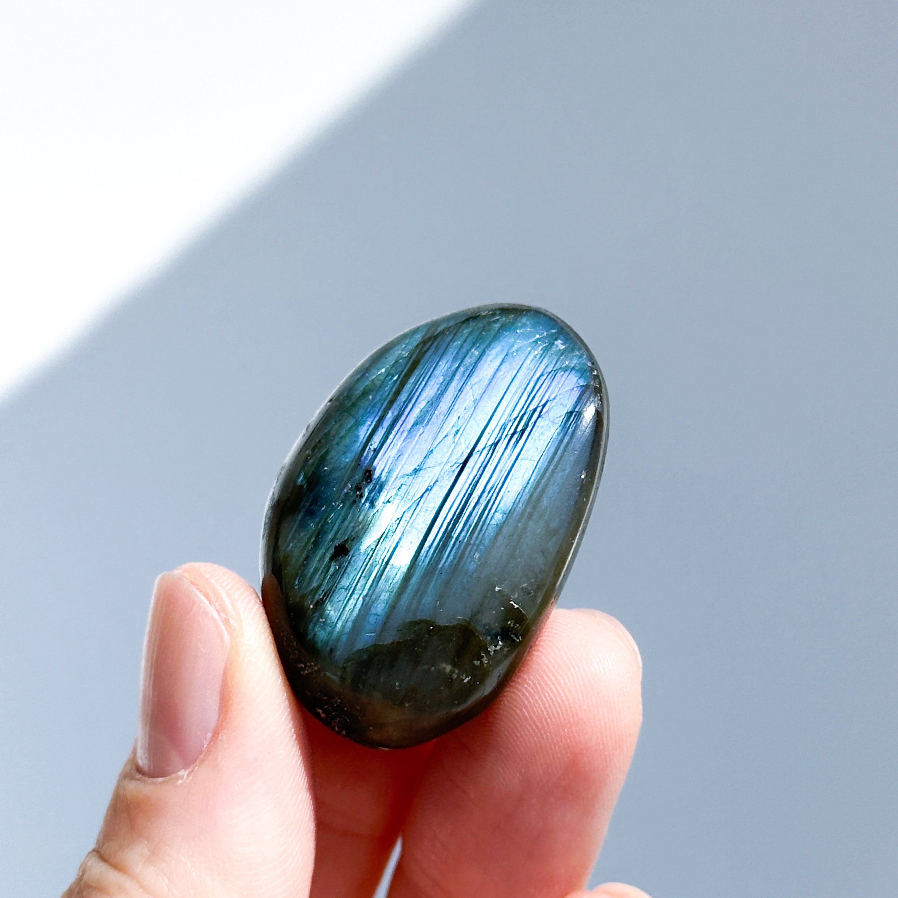 ラブラドライト パームストーン 11◇ Labradorite ◇天然石・鉱物・パワーストーン・インテリア