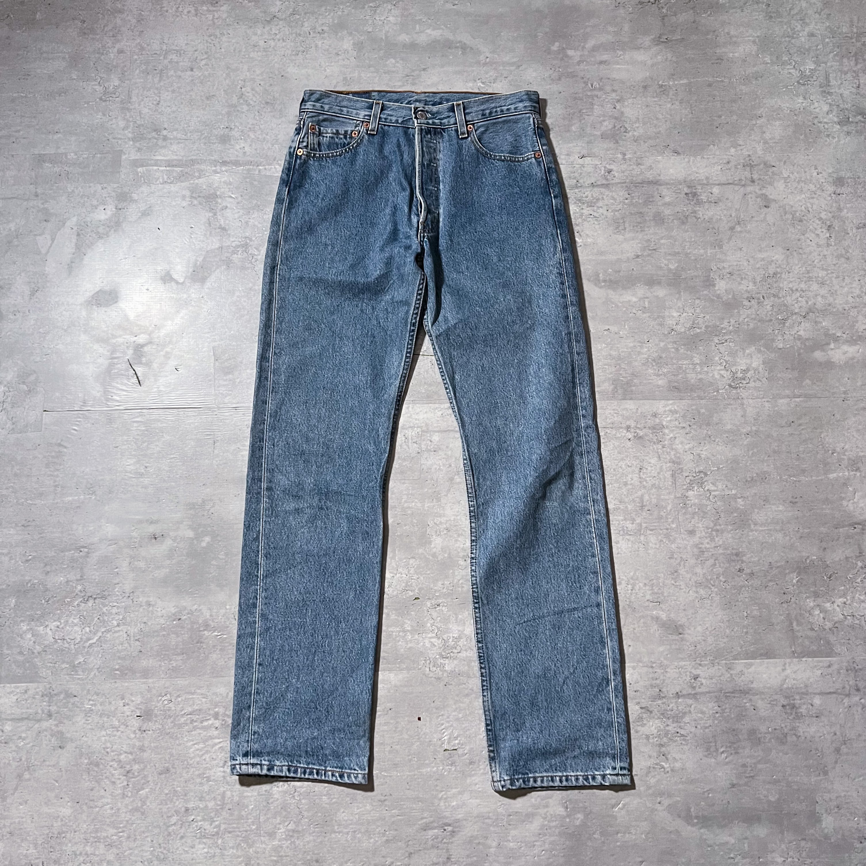 90s “Levis 501” W30L32 blue denim pants made in Turkey 90年代 リーバイス501 ...
