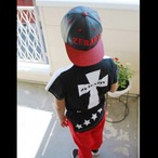 ZEBABY RED CRACKED LEATHER CAP（税込み）