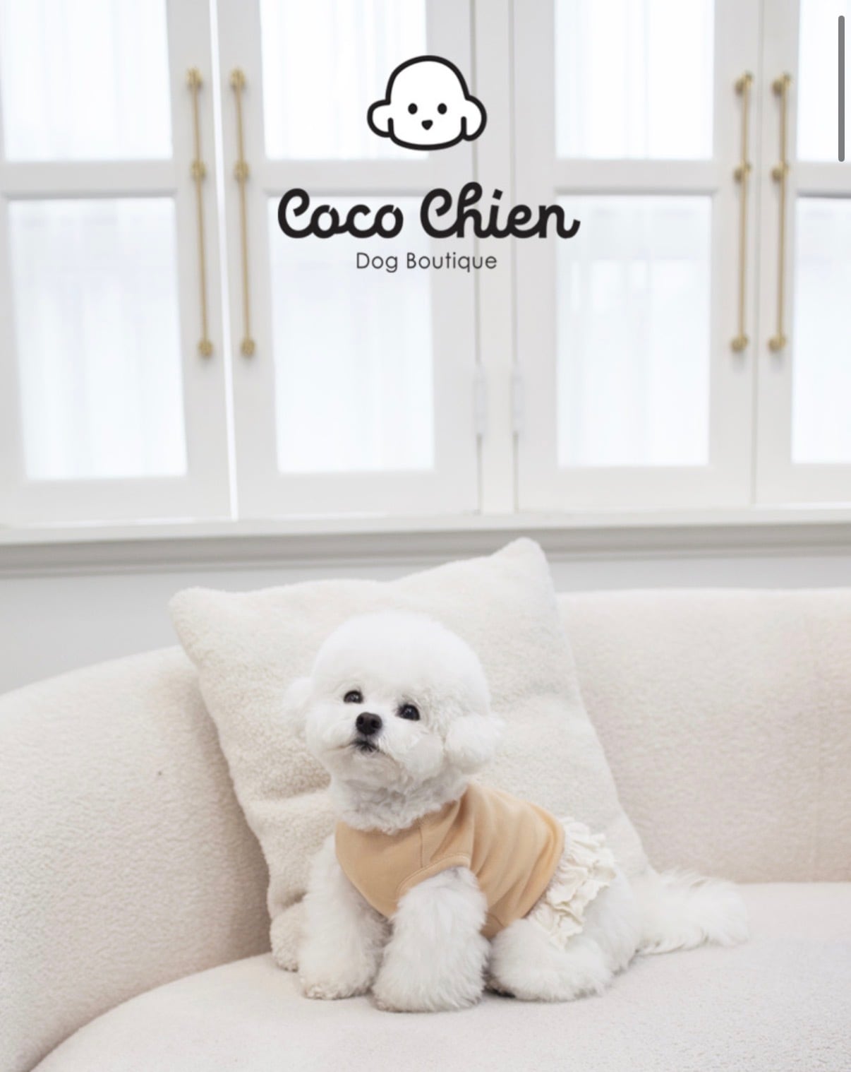 【Coco Chien】裾フリルが可愛いノースリーブ