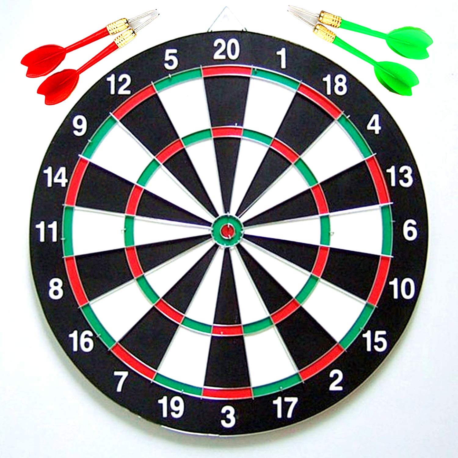 TradeWind ダーツボード 両面タイプ 29cm 矢4本付き 室内遊び パーティーゲーム 競技 練習用