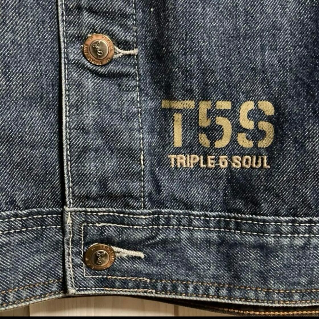 90s-00s TRIPLESOULデニムジャケットGジャンT5SFIVE555 | PAY ID