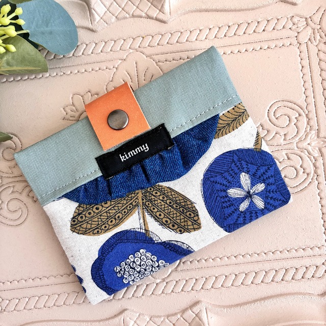 カードケース・ブルーフラワー