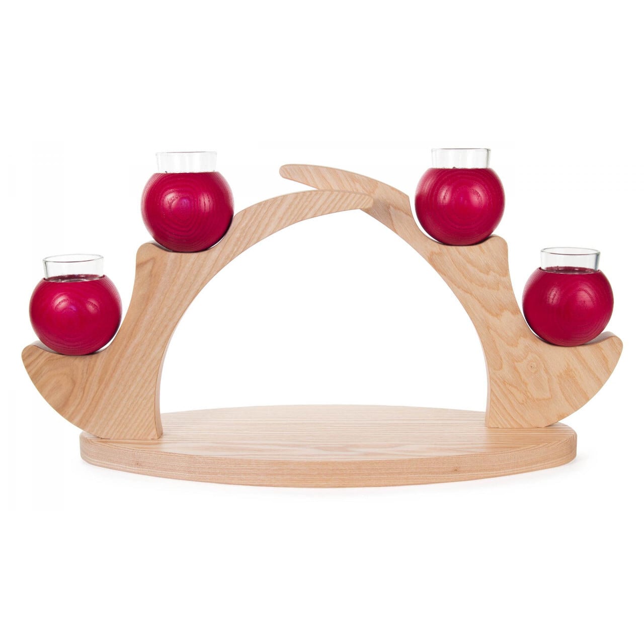 新品クリッペ アーチ 木製キャンドル ミニチュア ドイツ ザイフェン