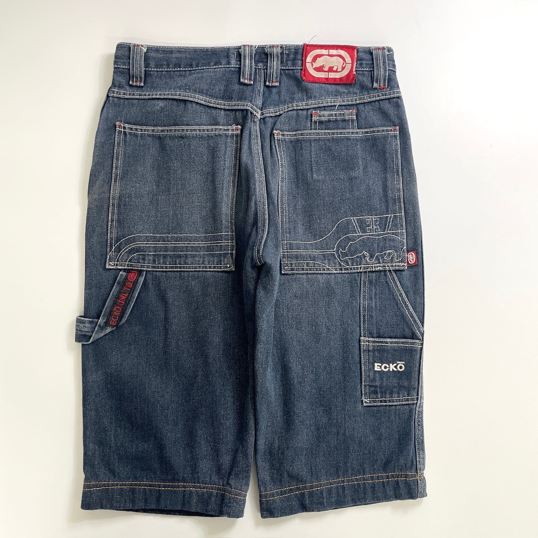 00s ECKO baggy denim shorts