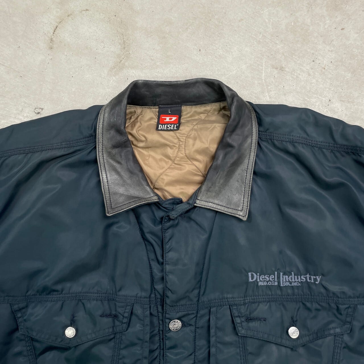 90年代 イタリア製 DIESEL ディーゼル ナイロントラッカージャケット 