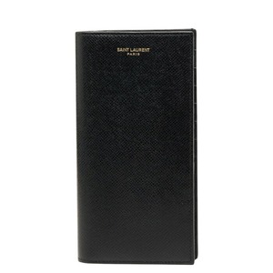 サンローラン コンチネンタルウォレット 長財布 396308 ブラック レザー メンズ SAINT LAURENT 【中古】