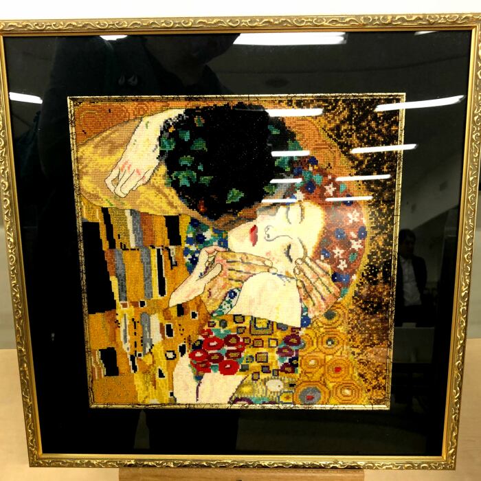Gustav Klimt グスタフ クリムト The Kiss 接吻 額縁 接吻】クリムト