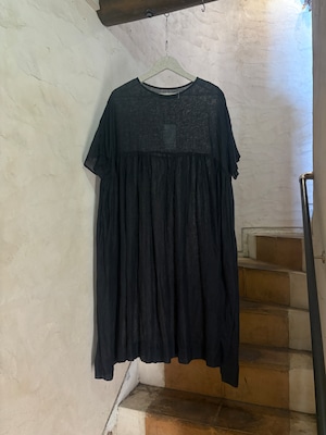 VERITECOEUR | LINEN GATHERED DRESS
