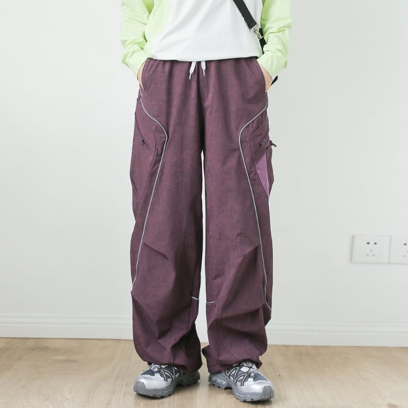 アウトドアデザインナイロンパンツ C00608