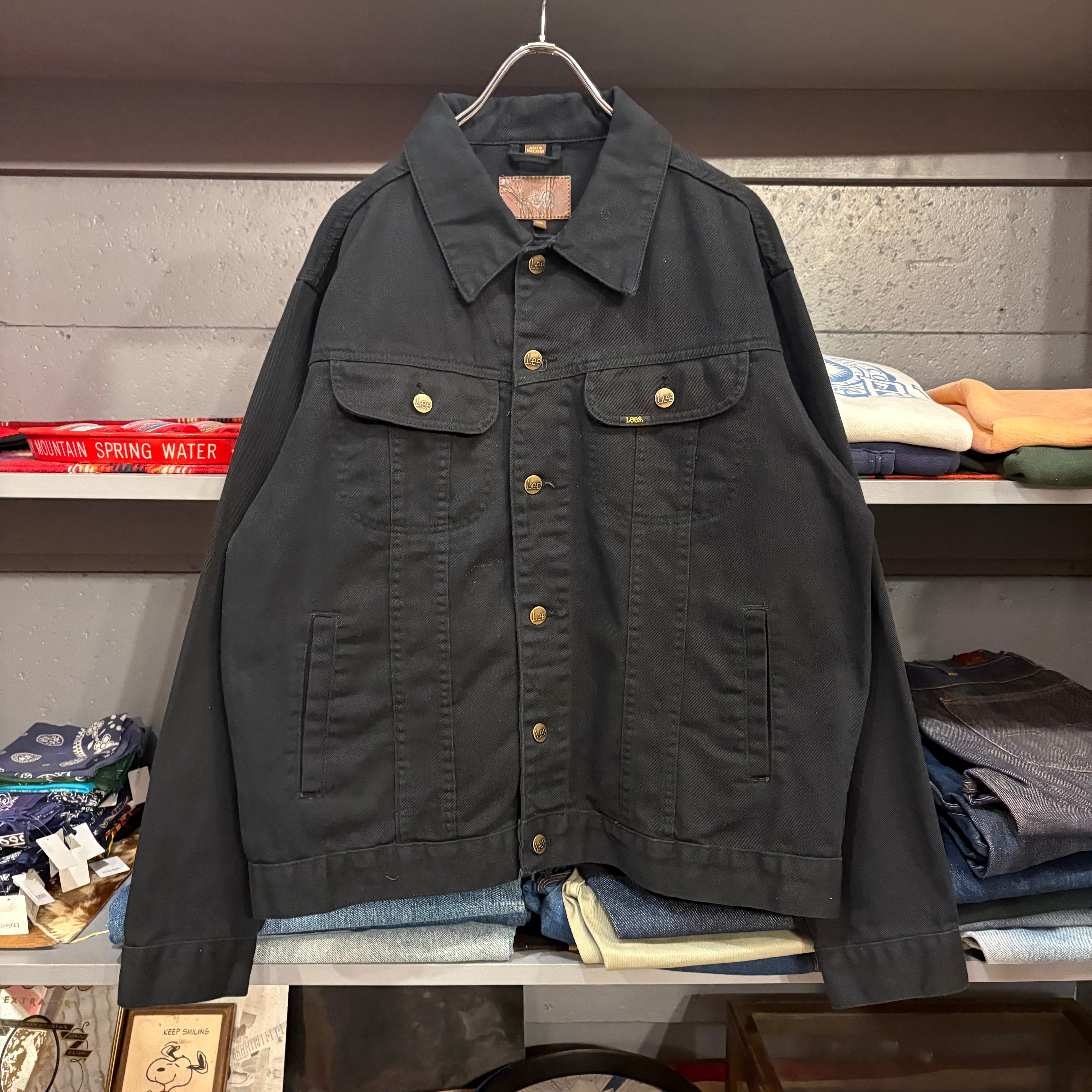 Lee Black Denim Trucker Jacket | VOSTOK