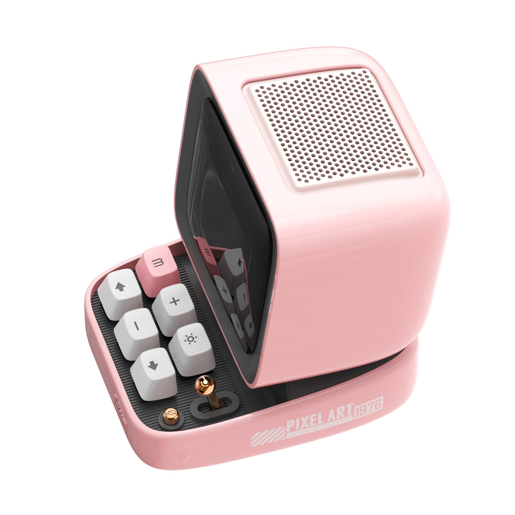 Divoom】DITOO-PRO ピンク：BLUETOOTHスピーカー | WiseTech