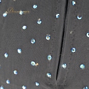 社交ダンス 衣装 ラテン ドレス ワンピース 黒 青 ブルー デモ 競技 透け感 軽い 薄い パーティ 発表会 ブラック系 ブルー系 スリット おしゃれ 動きやすい 軽量 エレガント 女性用 競技用衣装 フォーマル