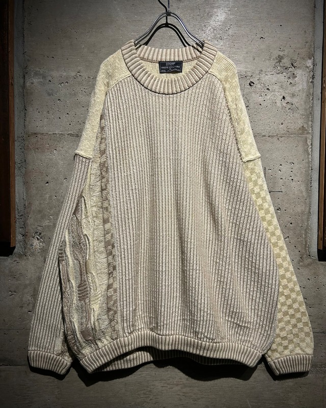 【Caka】“COOGI Haute Couture” Multi Switch Design Vintage Loose Pullover Knit