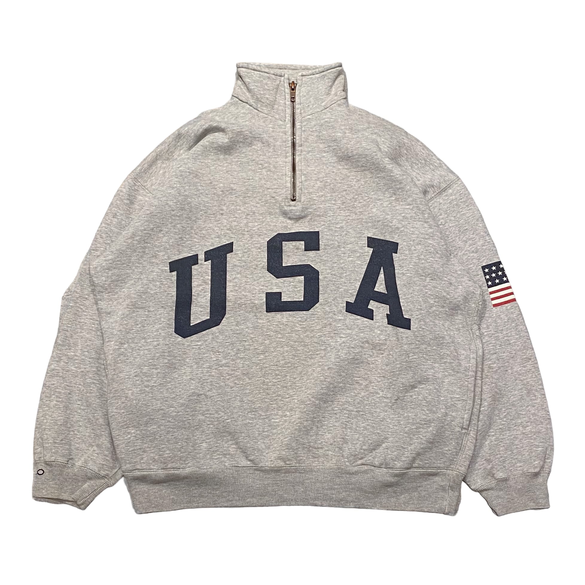 POLO SPORT ラルフローレン HALF-ZIP USA SWEAT