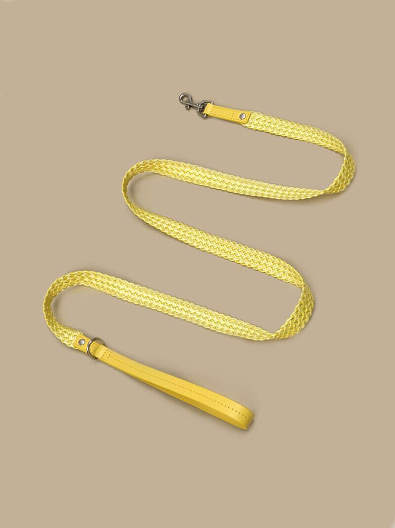 予約【orolo】rolo weaving leash (yellow)
