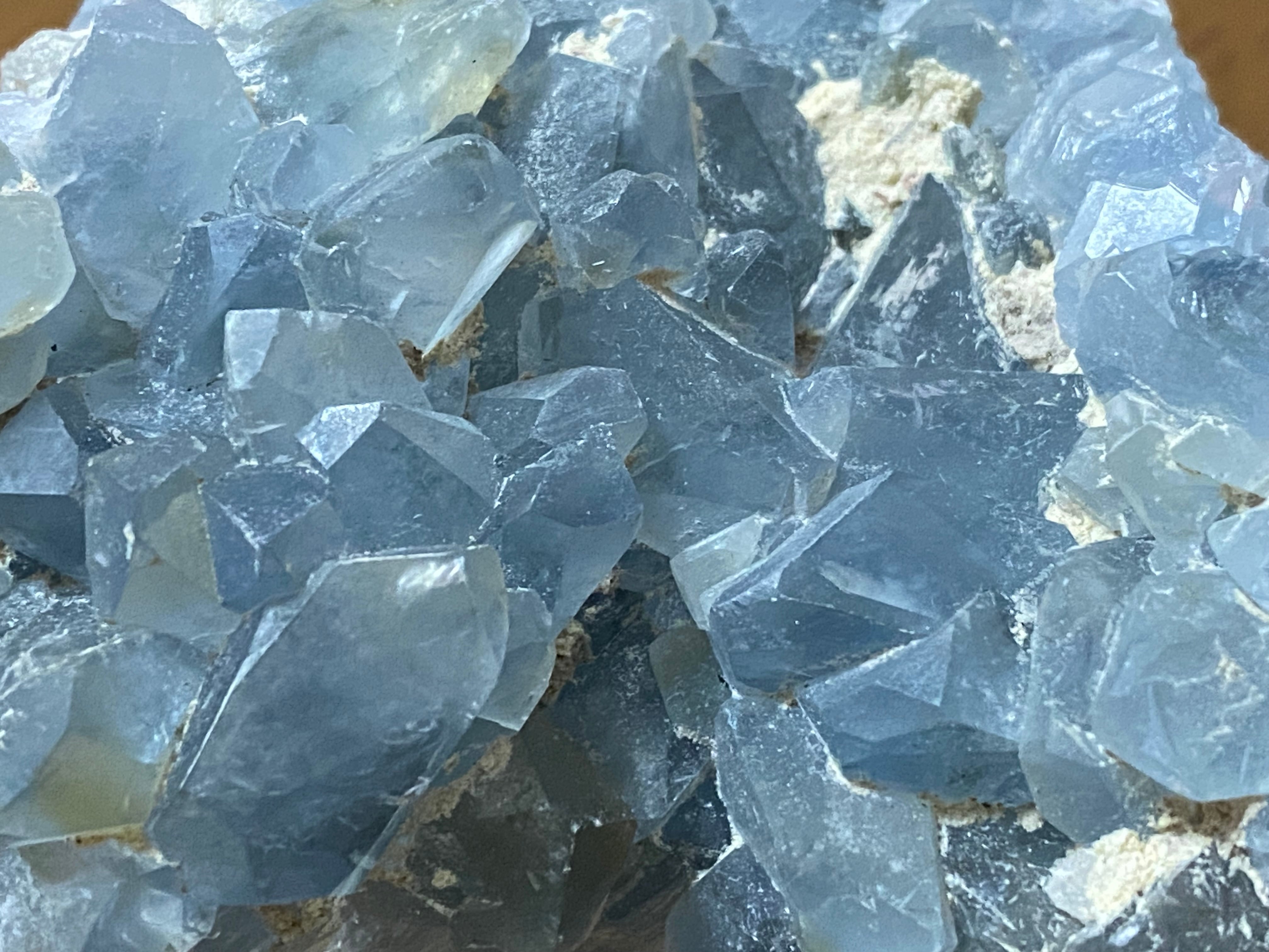 ☆ 可愛い！1.2kg！セレスタイト (天青石) ハート型原石