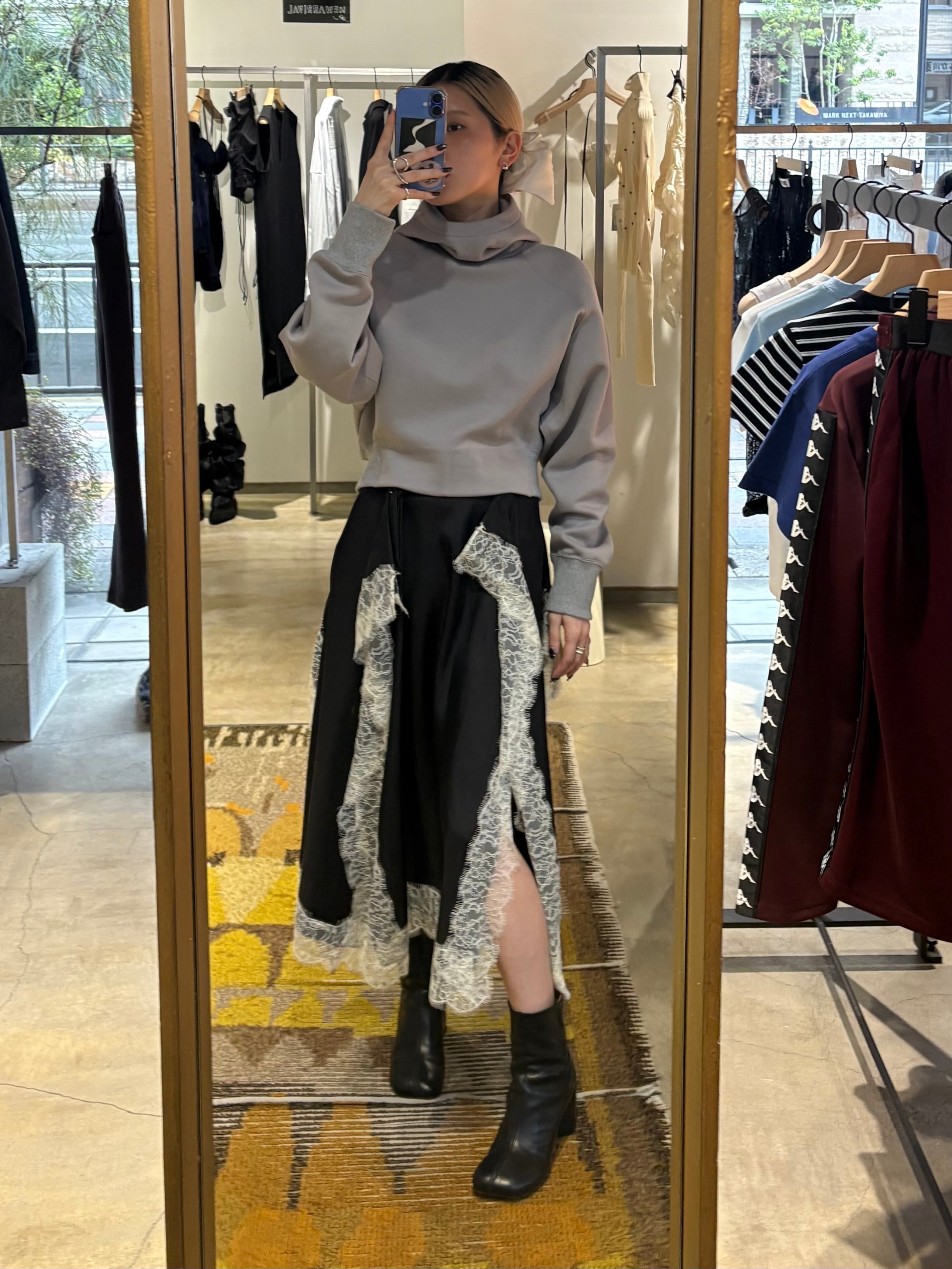 26SS】Mame Kurogouchi マメ クロゴウチ / Double Face Jersey Relaxed