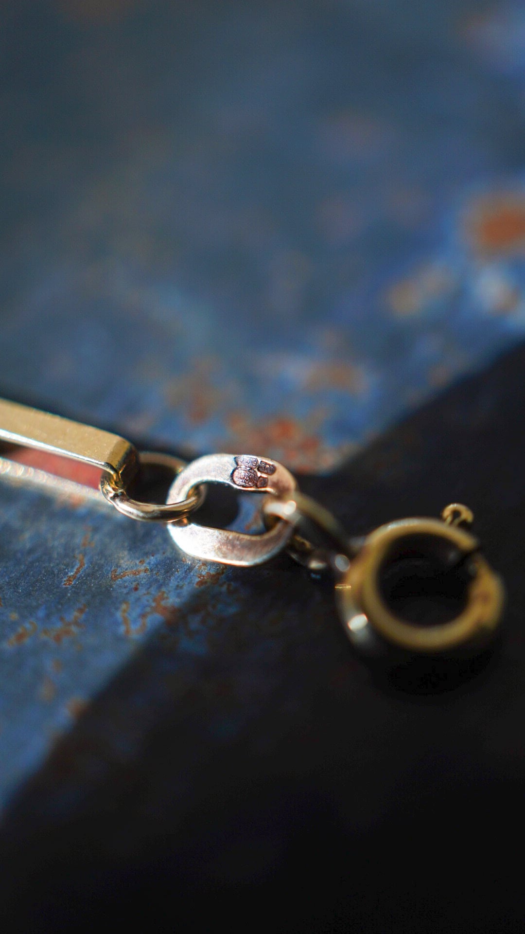 1990-2000s】U.K. VINTAGE 9ct イエロー ゴールド ペーパークリップ
