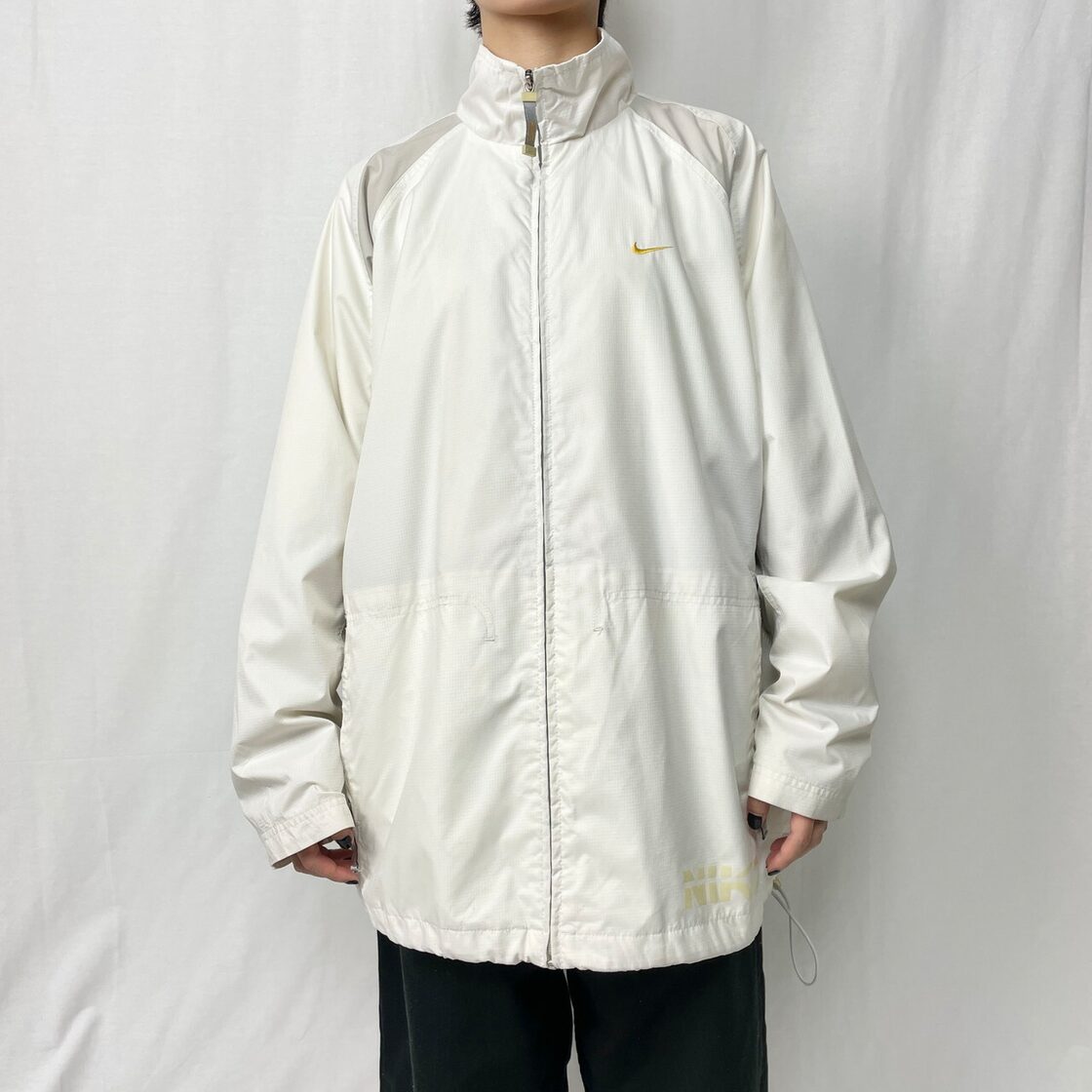 00年代 NIKE ナイキ ラインデザイン ポリエステル リップストップ 