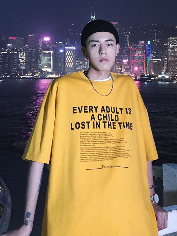 全3色 Tシャツ カットソー プリント カジュアル シンプル