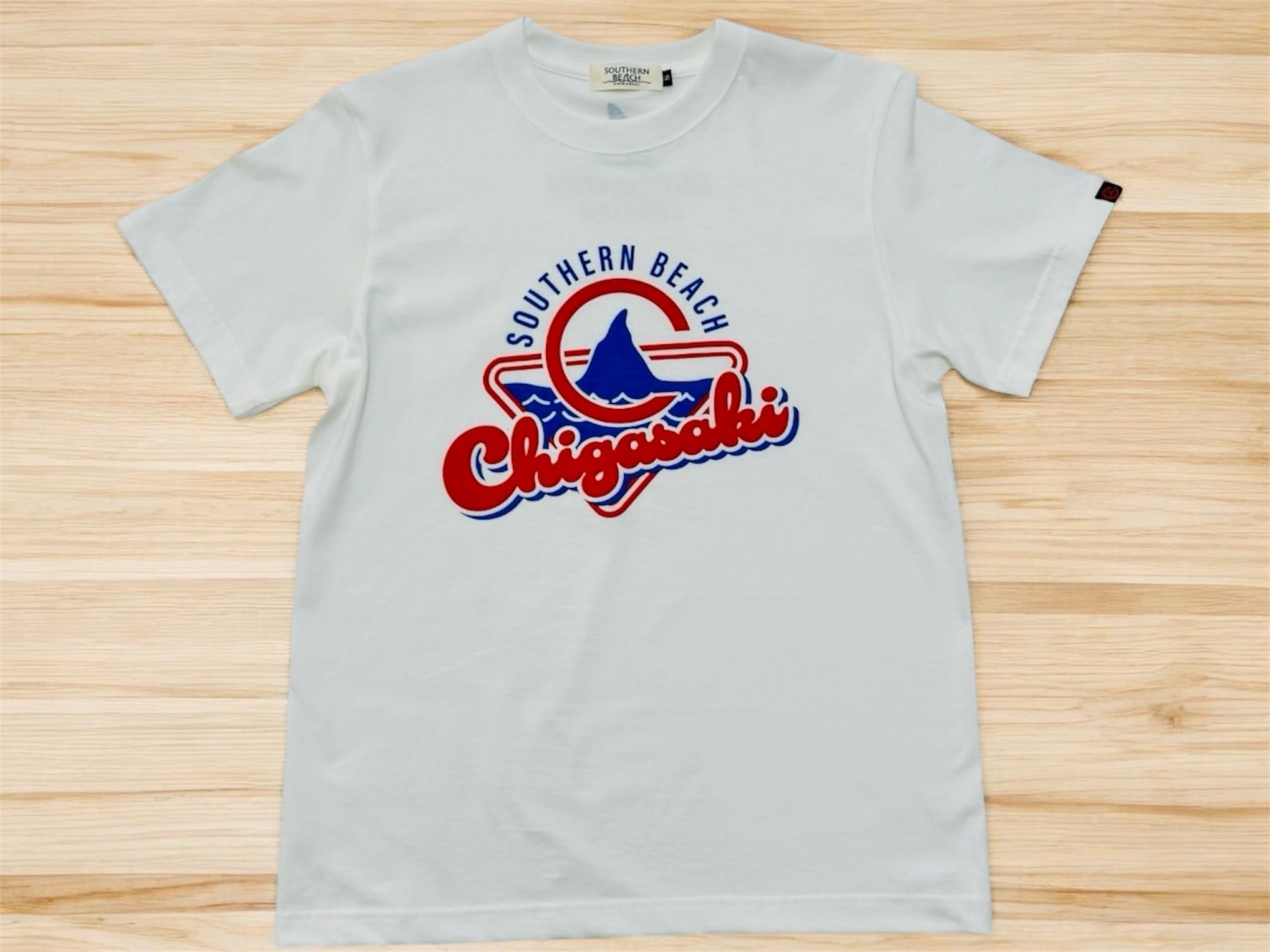 サザンビーチTシャツ ヴィンテージ（バニラホワイト） | 茅ヶ崎市観光協会