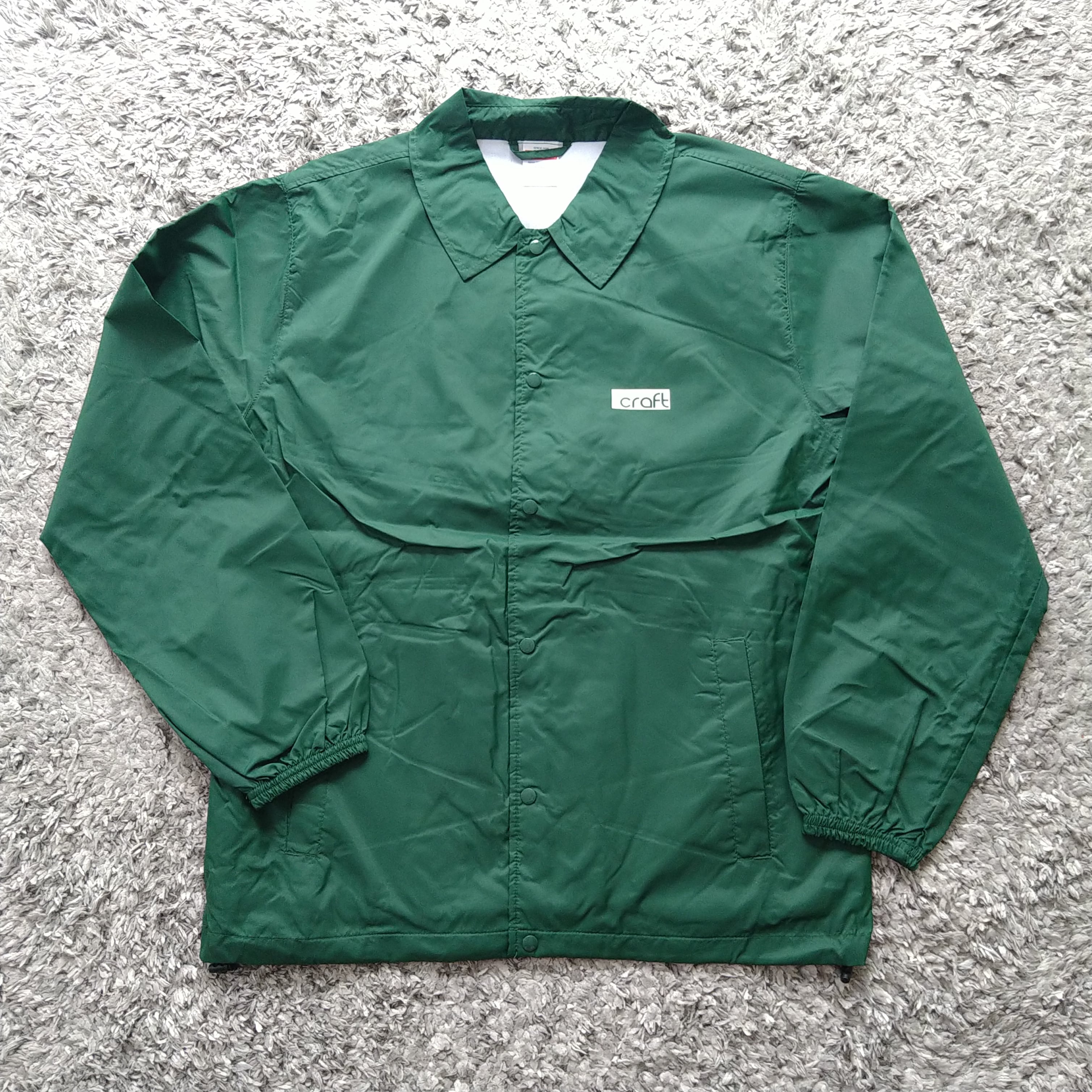 CRAFT SURFBOARD】ナイロンコーチジャケット(アイビーグリーン